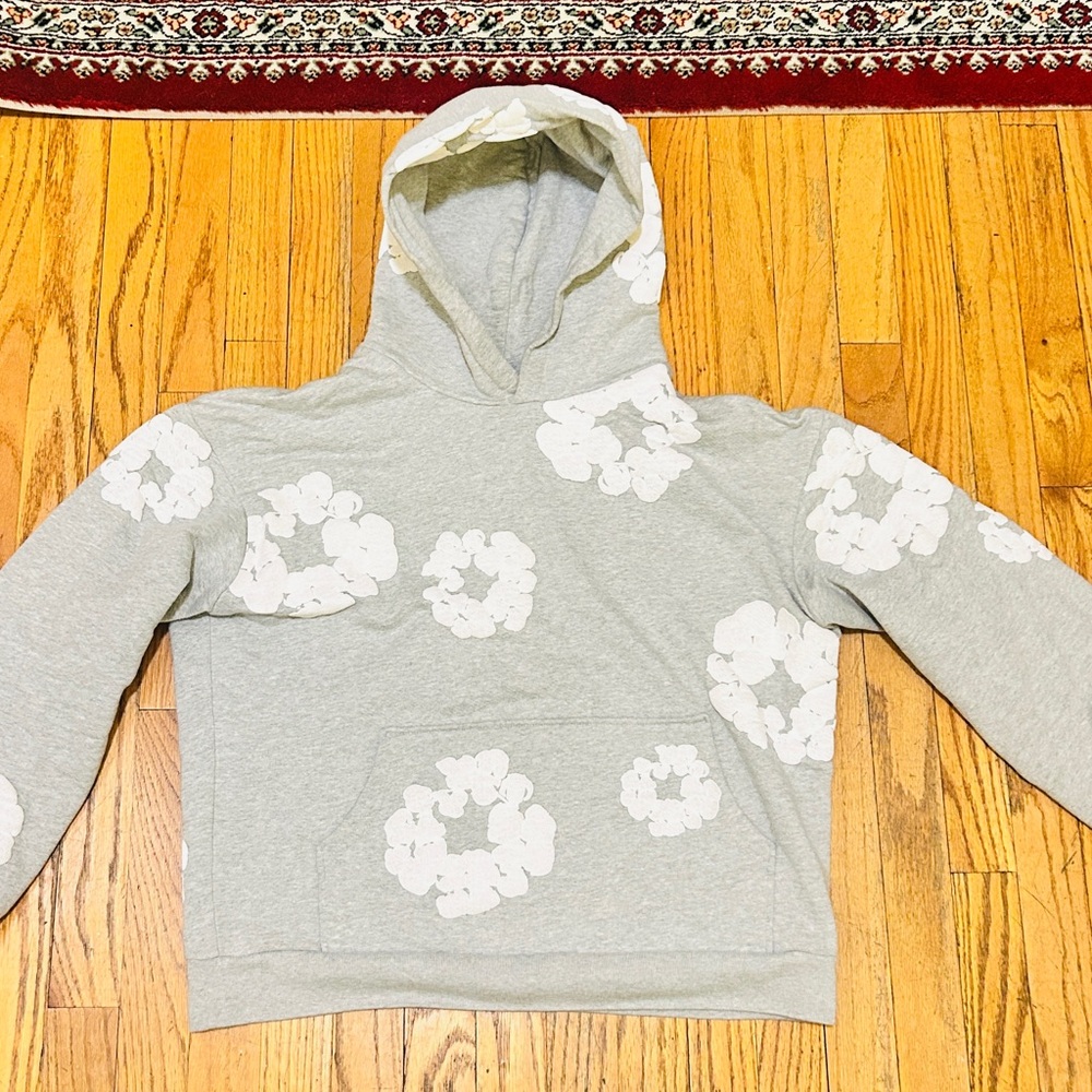 PICK UP TODAY DENIM TEARS HOODIE MEN’S SIZE M